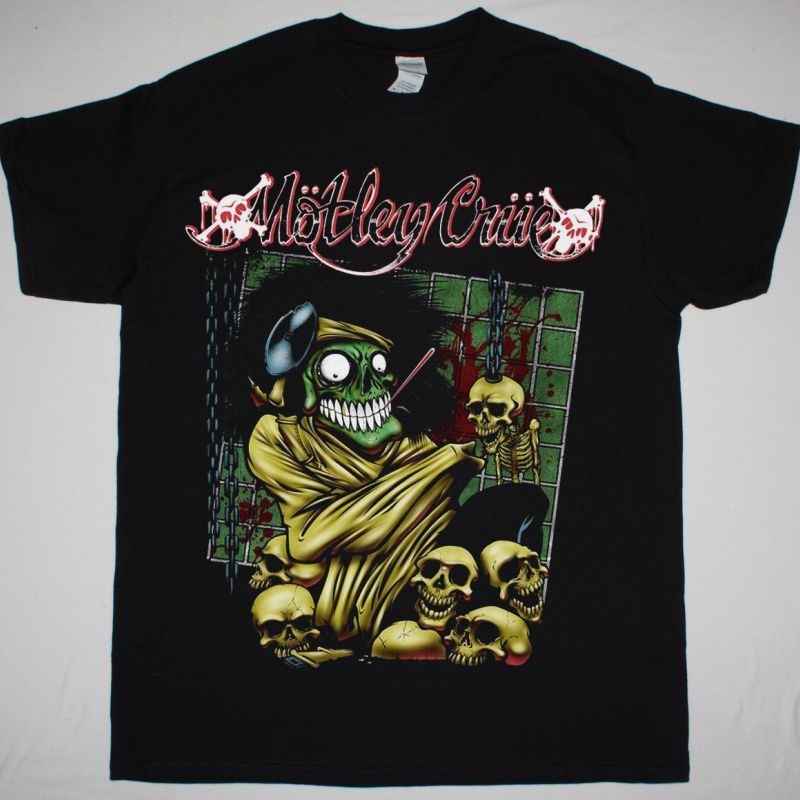 MOTLEY CRUE DR. FEELGOOD MAD HOUSE NEW BLACK T-SHIRT