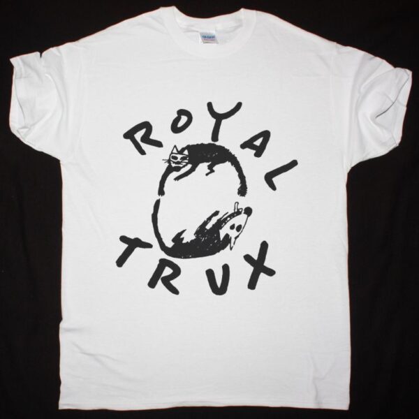 ROYAL TRUX ALTERNATIVE CATS AND DOGS NEW WHITE T-SHIRT