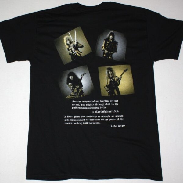 STRYPER SOLDIERS UNDER COMMAND NEW BLACK T-SHIRT - Image 2