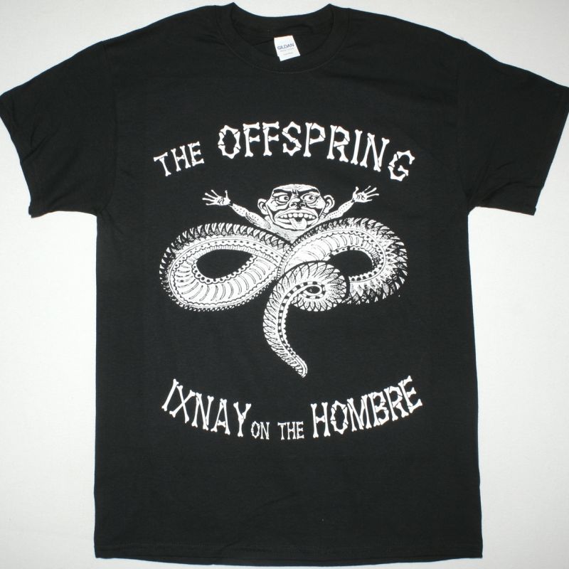 PEGGYNCO Mens Particular The Offspring Ixnay On The Hombre T Shirts Black