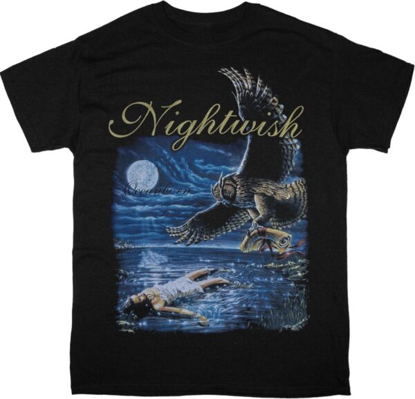 NIGHTWISH OCEANBORN NEW BLACK T-SHIRT