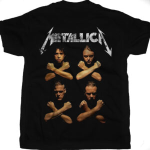 METALLICA CROSSED ARMS NEW BLACK T-SHIRT