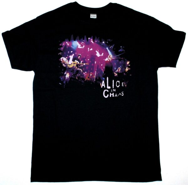 ALICE IN CHAINS MTV UNPLUGGED NEW BLACK T SHIRT