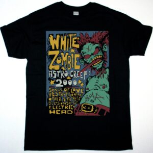 WHITE ZOMBIE ASTRO CREEP 2000 NEW BLACK T SHIRT