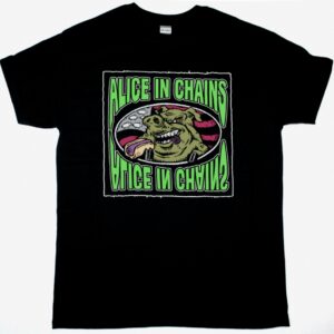 ALICE IN CHAINS HOG NEW BLACK T SHIRT
