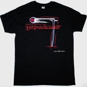 DEEP PURPLE PURPENDICULAR NEW BLACK T SHIRT
