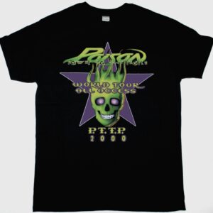 POISON POWER TO THE PEOPLE TOUR NEW BLACK T SHIRT
