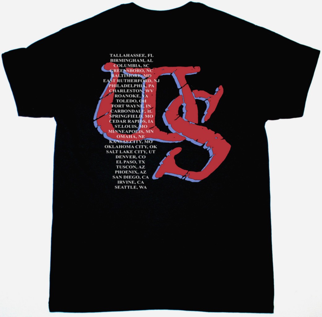 WHITESNAKE TOUR 1990 NEW BLACK T SHIRT - Image 2