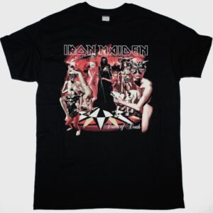 IRON MAIDEN DANCE OF DEATH WORLD TOUR NEW BLACK T SHIRT