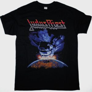 JUDAS PRIEST RAM IT DOWN SHOVE IT UP NEW BLACK T SHIRT