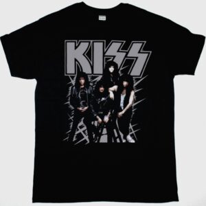 KISS HOT IN THE SHADE NEW BLACK T SHIRT