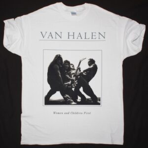 VAN HALEN WOMEN AND CHILDREN FIRST NEW WHITE T SHIRT