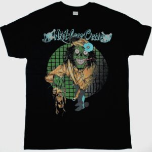 MOTLEY CRUE DR FEELGOOD PUSHEAD NEW BLACK T SHIRT