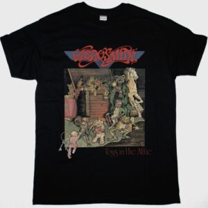 AEROSMITH TOYS IN THE ATTIC NEW BLACK T SHIRT