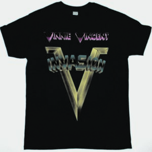 VINNIE VINCENT INVASION TOUR 86-87 NEW BLACK T SHIRT
