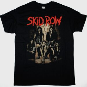 SKID ROW BAND SLAVE TO THE GRIND NEW BLACK T SHIRT