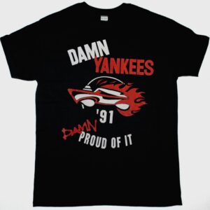 DAMN YANKEES SUMMER TOUR 91 NEW BLACK T SHIRT