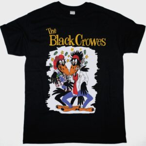 THE BLACK CROWES SHAKE YOUR MONEY MAKER TOUR NEW BLACK T SHIRT