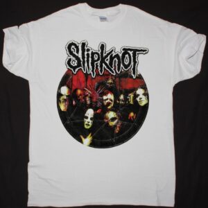 SLIPKNOT BAND NEW WHITE T SHIRT