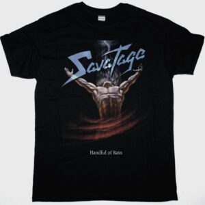 SAVATAGE HANDFUL OF RAIN NEW BLACK T SHIRT