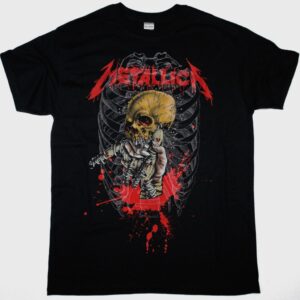 METALLICA PUSHEAD VINTAGE NEW BLACK T SHIRT