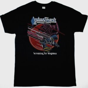 JUDAS PRIEST SCREAMING FOR VENGEANCE WORLD TOUR NEW BLACK T SHIRT