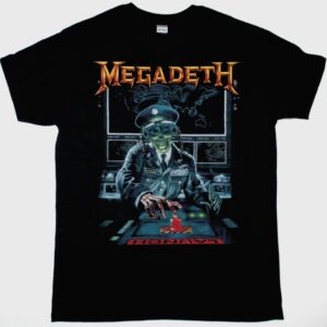 MEGADETH RUST IN PEACE TOUR NEW BLACK T SHIRT