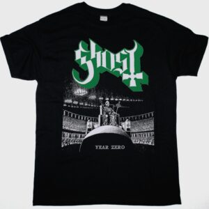 GHOST YEAR ZERO NEW BLACK T SHIRT