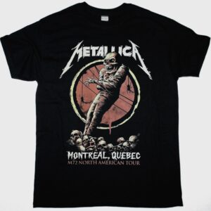 METALLICA MONTREAL AUG 13TH 72 SEASONS TOUR 2023 NEW BLACK T SHIRT