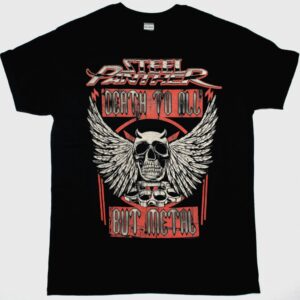 STEEL PANTHER DEATH TO ALL BUT METAL NEW BLACK T SHIRT