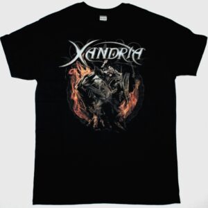 XANDRIA WE ARE WORSHIPPING THE GODS NEW BLACK T SHIRT