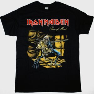 IRON MAIDEN PIECE OF MIND NEW BLACK T SHIRT
