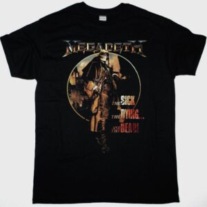 MEGADETH THE SICK THE DYING AND THE DEAD NEW BLACK T SHIRT