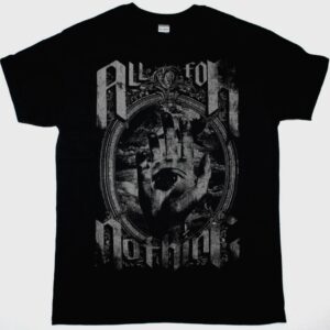ALL FOR NOTHING EYE SHIRT NEW BLACK T SHIRT