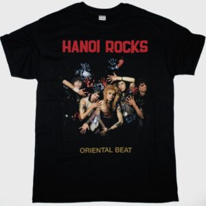 HANOI ROCKS ORIENTAL BEAT NEW BLACK T SHIRT