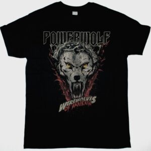 POWERWOLF WEREWOLVES NEW BLACK T SHIRT