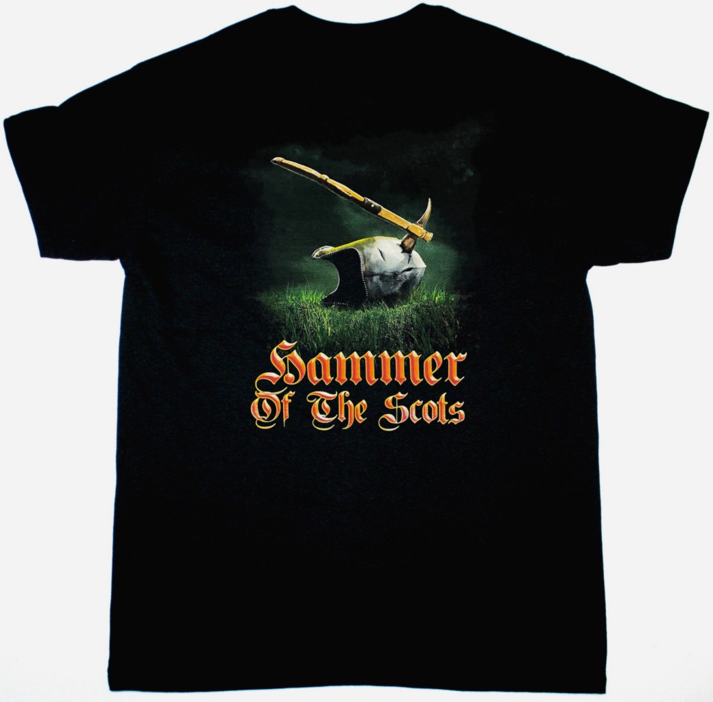 GRAVE DIGGER HAMMER OF THE SCOTS NEW BLACK T SHIRT - Image 2