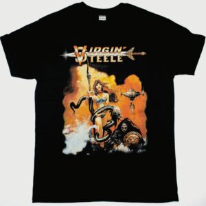 VIRGIN STEELE AGE OF CONSENT NEW BLACK T SHIRT
