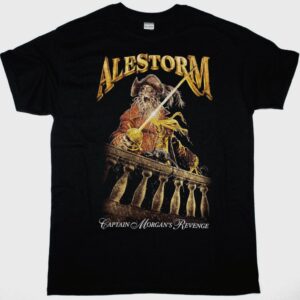 ALESTORM CAPTAIN MORGAN’S REVENGE NEW BLACK T SHIRT