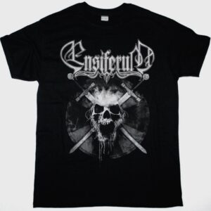 ENSIFERUM SKULL NEW BLACK T SHIRT