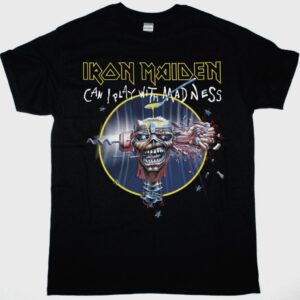 IRON MAIDEN ‘CAN I PLAY WITH MADNESS NEW BLACK T SHIRT