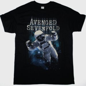 AVENGED SEVENFOLD ASTRONAUT NEW BLACK T SHIRT
