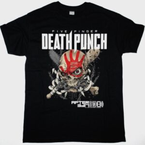 FIVE FINGER DEATH PUNCH AFTERLIFE NEW BLACK T SHIRT