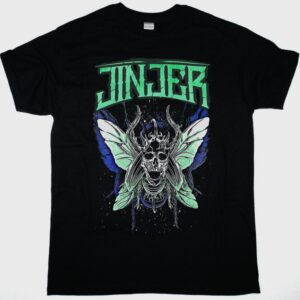 JINJER BUTTERFLY NEW BLACK T SHIRT