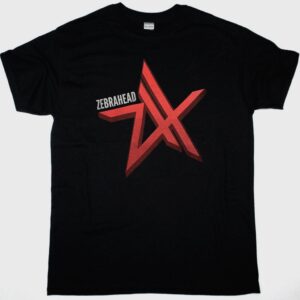 ZEBRAHEAD LOGO NEW BLACK T SHIRT