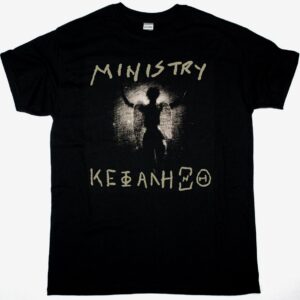 MINISTRY ΚΕΦΑΛΗΞΘ TOUR NEW BLACK T SHIRT