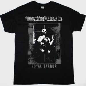 FRONT LINE ASSEMBLY TOTAL TERROR 2022 US TOUR NEW BLACK T SHIRT